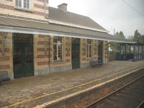 Estación de tren en Bélgica