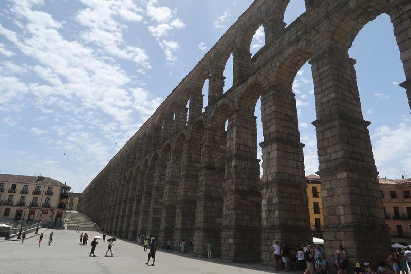 El acueducto que por siglos llevó agua a Segovia