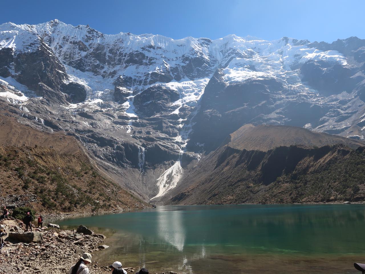 La laguna de Humantay, y el glaciar que le provee de agua