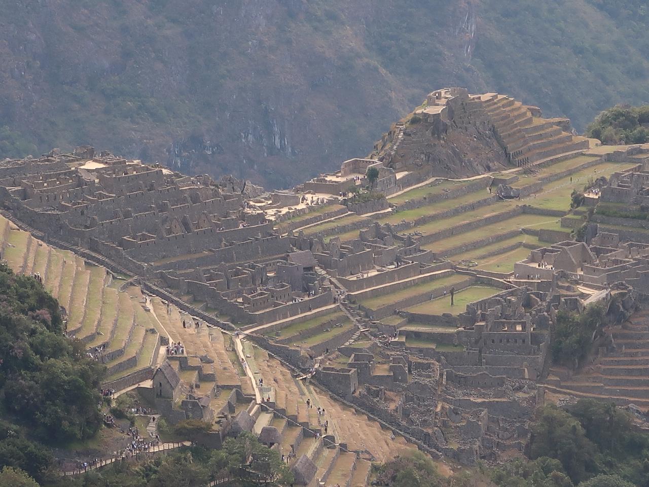 La vista de Machu Picchu desde la Puerta del Sol
